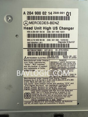 Mercedes-Benz NTG 4.7 A2049000214 repaired by Bavlogic
