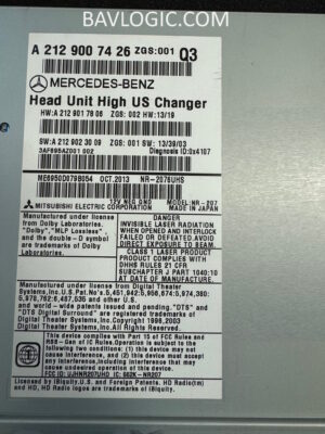 Mercedes-Benz NTG 4.7 A2129007426 Repaired by Bavlogic