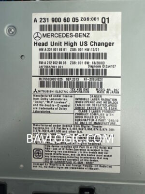 Mercedes-Benz NTG 4.7 Repaired by Bavlogic A2319006005