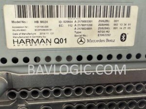 Mercedes-Benz NTG 5.0 repair Part No A2179003301