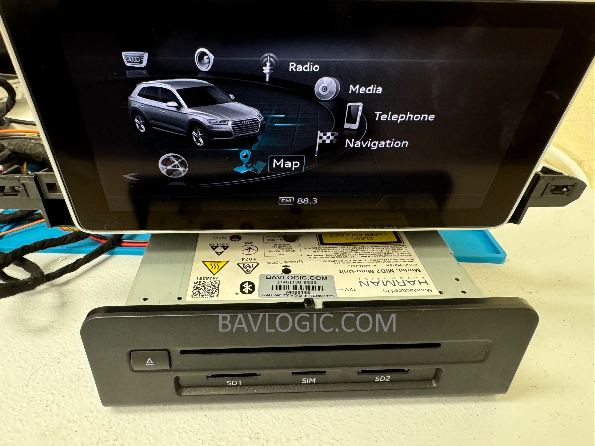 Audi A3 MIB Infotainment Repair Service (8V0035047 / 8V0035038) - 1 Year Warranty - Free Shipping