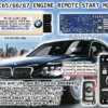 BMW E65 E66 745I 745LI 750LI 760LI custom Designed Remote Start Module Bavlogic