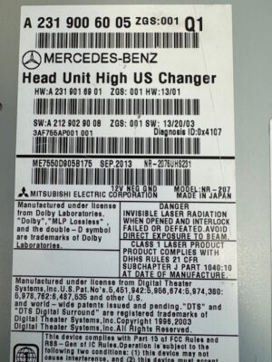 Mercedes Benz NTG4.7 Bavlogic
