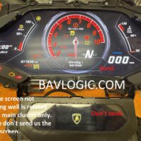 Lamborghini Hurracan Screen Cluster Repair BY BAVLOGIC